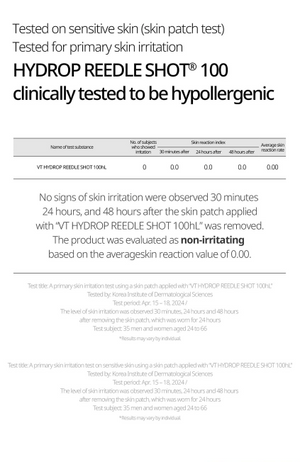 VT Hydrop Reedle Shot 100hL 50ml