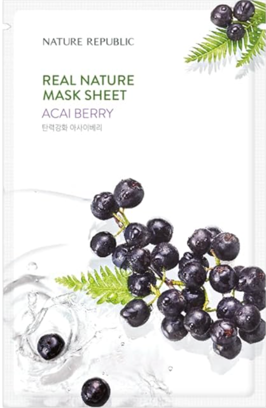 Nature Republic Real Mask Sheet Acai Berry Gesichtsmaske 23ml