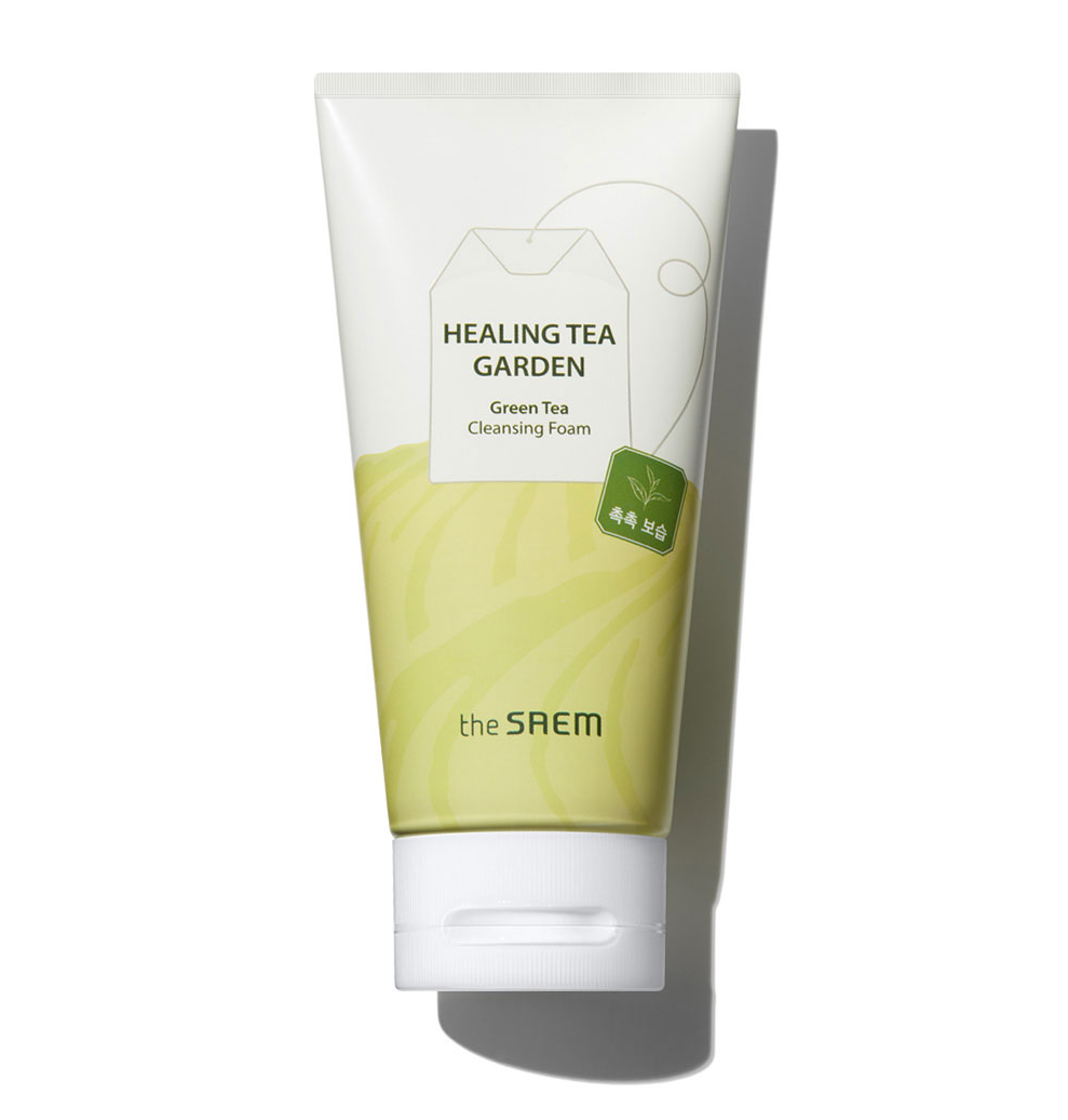 The Saem Healing Tea Garden Green Tea Cleansing Foam 150ml - vegan