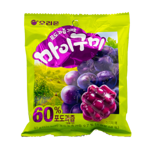오리온사의 포도맛 과일 젤리, 97g