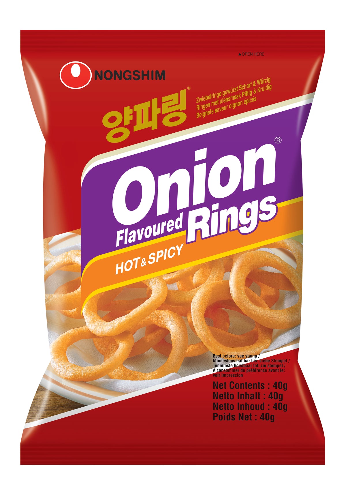 Onion Ring Pikant 40g Nongshim