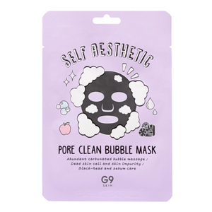 G9SKIN Self aesthetic Poreclean Bubble mask