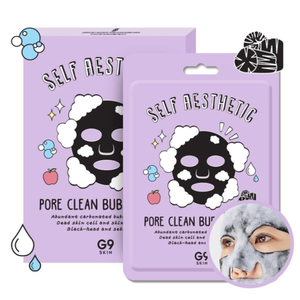 G9SKIN Self aesthetic Poreclean Bubble mask