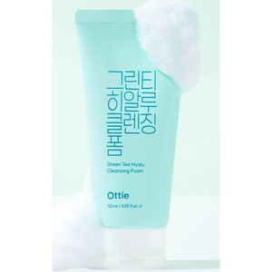 Ottie Green Tea Hyalu Cleansing Foam 120ml