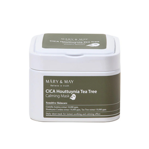 Mary&May CICA Houttuynia Tea Tree Calming Mask 30 Stück