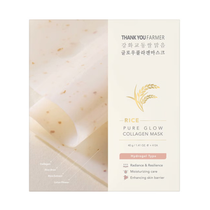 Thank You Farmer Rice Pure Glow Collagen Mask