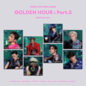 ATEEZ - 14e mini-album GOLDEN HOUR : Part.5 (version DIGIPACK) aléatoire