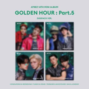 ATEEZ-14th Mini Album GOLDEN HOUR : Part.6 (DIGIPACK UNIT Ver.) Random