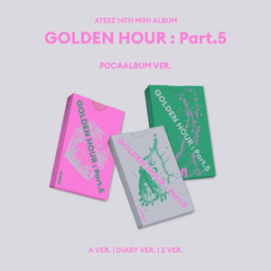 ATEEZ-14e Mini Album GOLDEN HOUR : Part.5 (POCAALBUM) Aléatoire