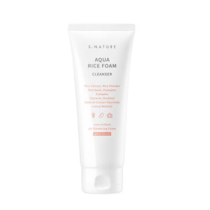 S.NATURE Aqua Rice Foam Cleanser 160ml