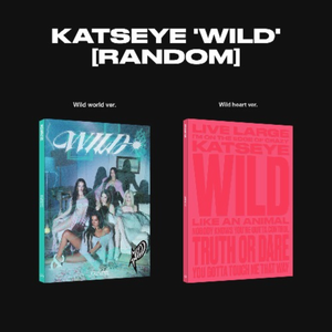 KATSEYE-3ème mini-album WILD (Wild world Ver. / Wild heart Ver.) Aléatoire