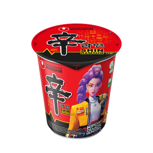 Nouilles instantanées Shin Ramyun Cup de Nongshim 68 g, végétaliennes
