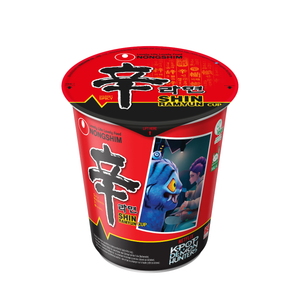 Nouilles instantanées Shin Ramyun Cup de Nongshim 68 g, végétaliennes
