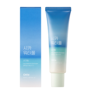 Crème solaire aqueuse Cica SPF50+ PA++++ 50ml [Ottie]
