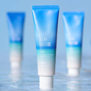 Crème solaire aqueuse Cica SPF50+ PA++++ 50ml [Ottie]
