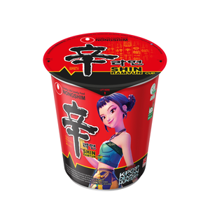 Nouilles instantanées Shin Ramyun Cup de Nongshim 68 g, végétaliennes
