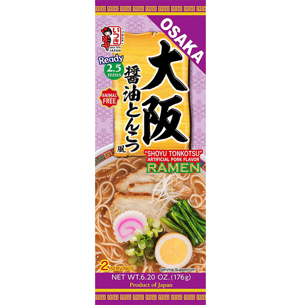 Osaka shoyu tonkotsu 176g 2 Packungen Instantnudeln von  Itsuki