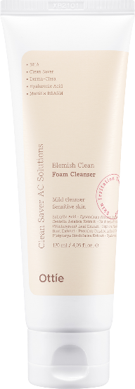 Ottie Blemish Clean Foam Cleanser 120ml