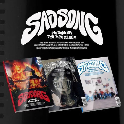 P1HARMONY - 7TH MINI ALBUM [SAD SONG] Album Random