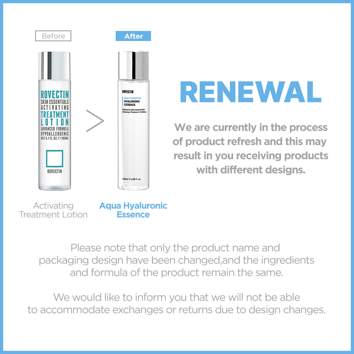 Rovectin Aqua Hyaluronic Essence 180ml
