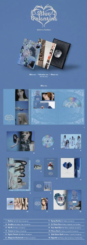 NMIXX - 1st Full Album Blue Valentine (Blue Ver. / Valentine Ver. / Chaos Ver.) Random