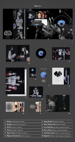 NMIXX - 1st Full Album Blue Valentine (Blue Ver. / Valentine Ver. / Chaos Ver.) Random