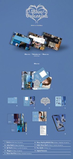 [앨범] NMIXX - 첫 번째 정규 앨범 [Blue Valentine] (플랫폼 앨범 POCAALBUM Ver.) (Blue Ver. / Valentine Ver. / Chaos Ver.)