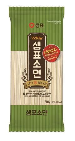 Somen (weichkochend) 500g von Sempio - Feine Koreanische Weizennudeln