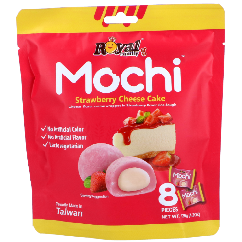 Strawberry Cheesecake Mochi 120g von Royal Family - Reiskuchen