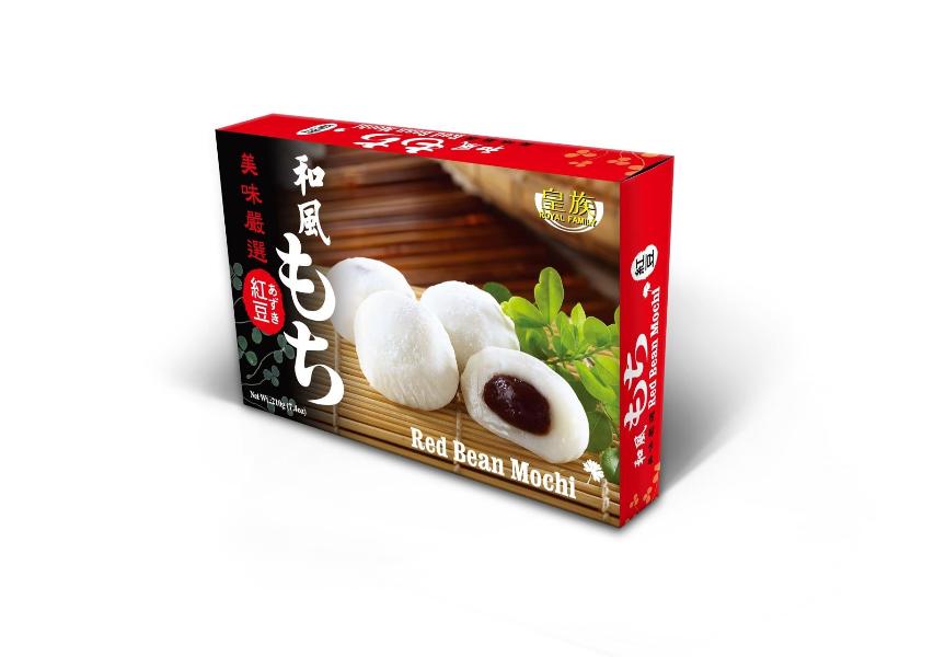 Süsse Rote Bohnen Mochi 210g von Royal Family - Klebreiskuchen