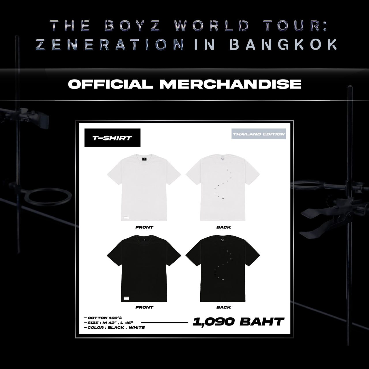 THE BOYZ - T-Shirt with Random Member Polaroid Set