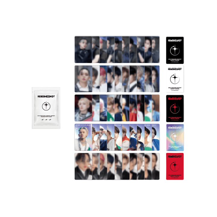 TREASURE - [REBOOT TOUR] Random Trading Photo Cards Set