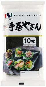 Temaki-ya San 10er Packung  geröstete Algen Blätter von  Niconico Nori