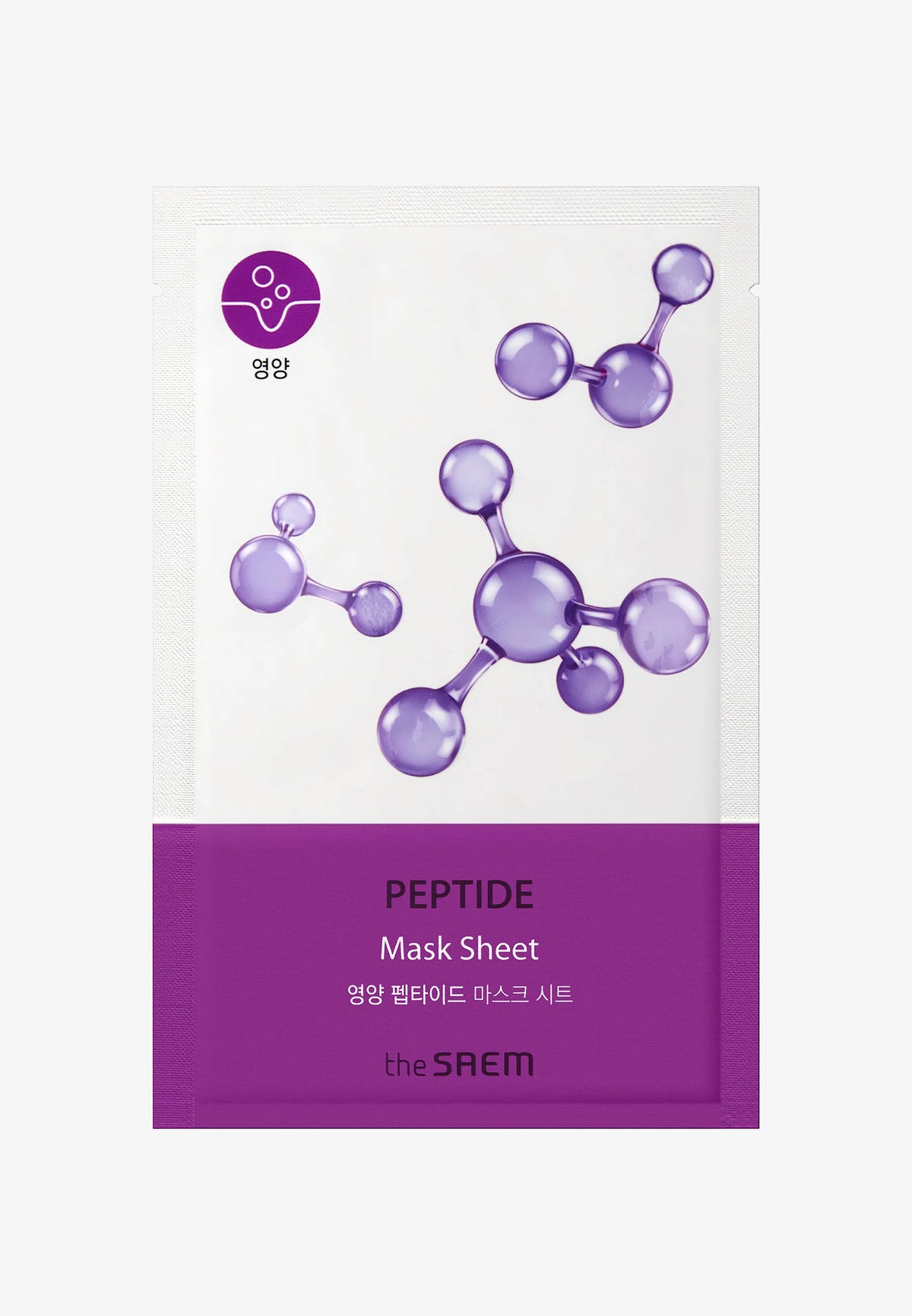 The Saem Bio Solution Nourishing Peptide Mask Sheet Gesichtsmaske 20g