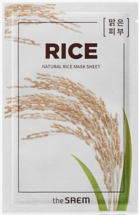 The Seam Natural Rice Mask Sheet 21ml 