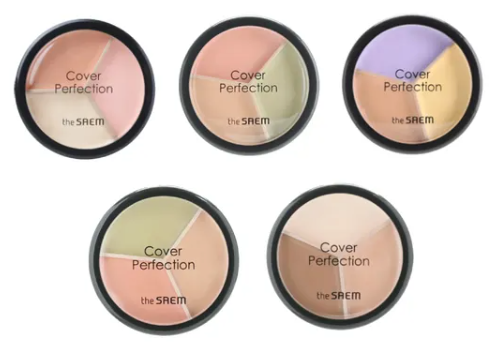 The Saem Cover Perfection Triple Pot Concealer 4.5g x 3