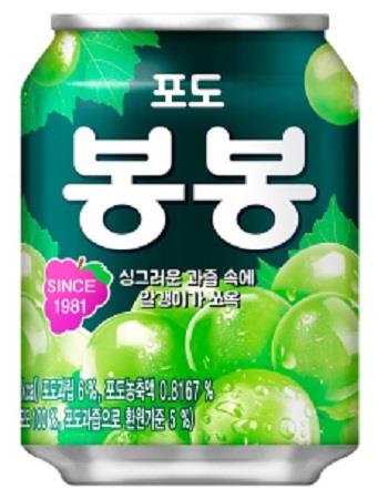 Traubensaft Bongbong, koreanisches Getränk 238ml von Haitai 