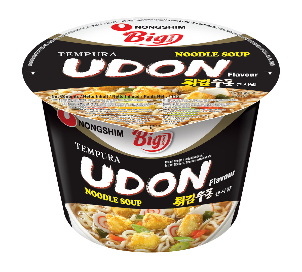 Twigim Udon Big Bowl (Ramen) 111g Nongshim