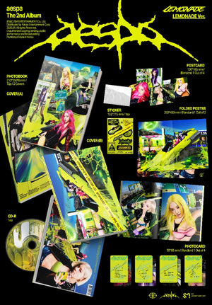 AESPA-2nd Full Album LEMONADE (LEMONADE Ver.) Random