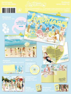 Hearts2Hearts-2nd Mini Album Lemon Tang (Photobook Ver.) Random