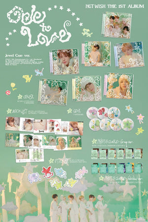 NCT WISH - 1er album complet [Ode to Love] (version boîtier CD)