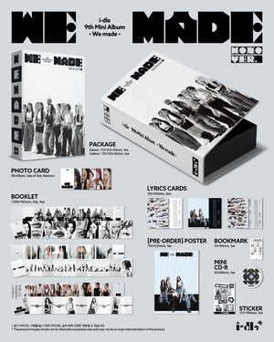 I-dle- 9th Mini Album We made (A Ver.)