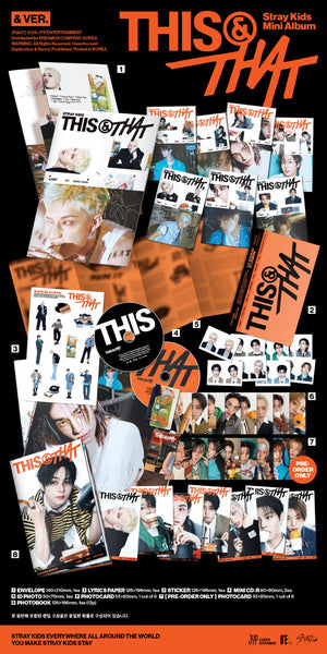 Stray Kids - 10th Mini Album THIS & THAT (& VER.) Random