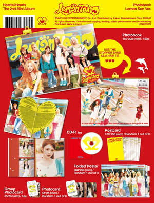 Hearts2Hearts-2nd Mini Album Lemon Tang (Photobook Ver.) Random