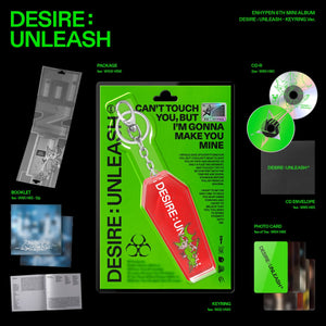 ENHYPEN - 6th Mini Album DESIRE : UNLEASH (KEYRING Ver.)