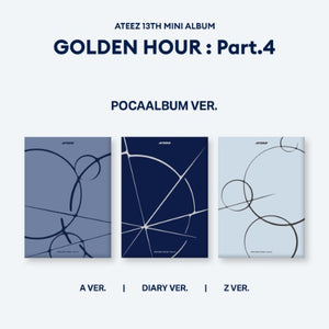 ATEEZ - 13th Mini Album [GOLDEN HOUR : Part.4] (POCAALBUM Ver.) (A Ver. / Diary Ver. / Z Ver.)