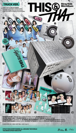Stray Kids - 10th Mini Album THIS & THAT (TRUCK VER.)