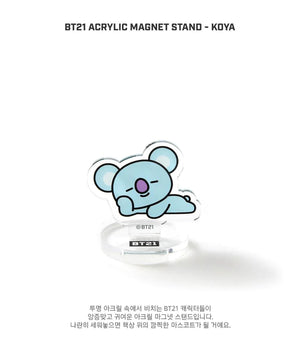 BT21 Acrylic Magnet Stand, Alpha
