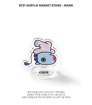 BT21 Acrylic Magnet Stand, Alpha