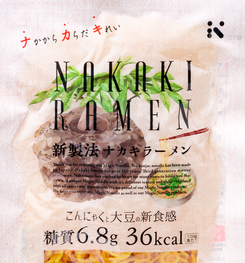 Konjac Ramennudel 180g vegan, glutenfrei von Nakaki